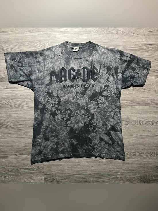 Liquid Blue Other - Vintage liquid blue AC/DC, 2003 tie-dye graphic band T-shirt, distressed large￼